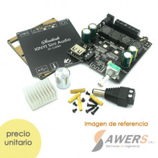 XY-C100H Amplificador de Audio 2.0 100W TPA3116D2 USB+AUX+ bluetooth 5.0