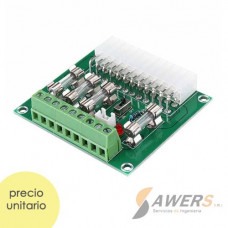 ZJ-012 Adaptador DC de corriente ATX (Kit para soldar)