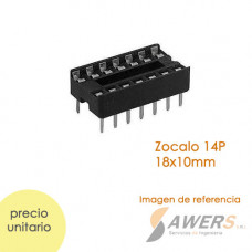 Zocalo de 16P 18x10mm