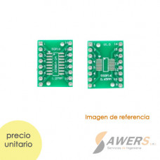 Zocalo PCB DIP16 a SOP16/SSOP16
